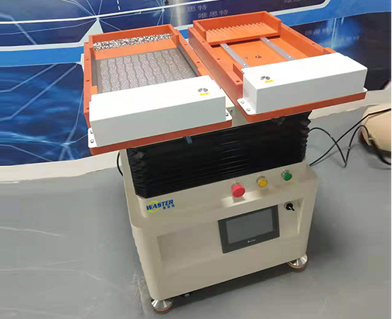雙頭雙槽自動開夾整列機