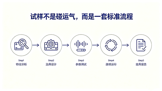 試樣不是碰運氣，而是一套標準流程