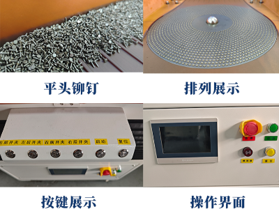 平頭小鉚釘 自動開夾式多功能整列機(jī) 展示
