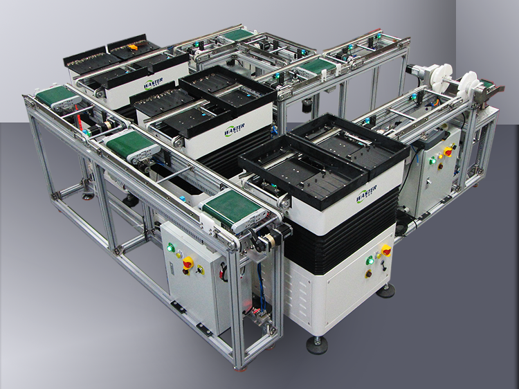 磁鐵\無線充磁鐵全自動回流進出板整列機\擺盤機\搖擺機\排列機 全自動回流進出板整列機